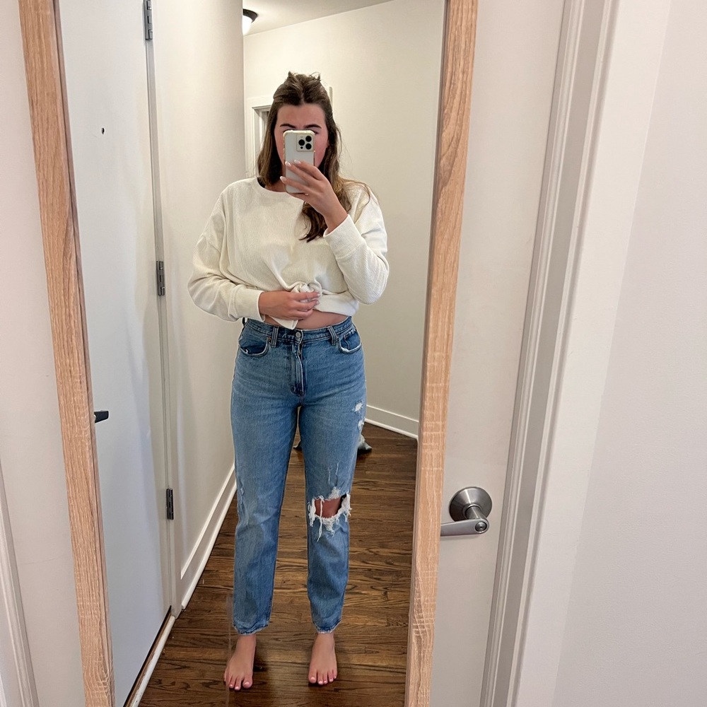 Abercrombie straight leg jeans